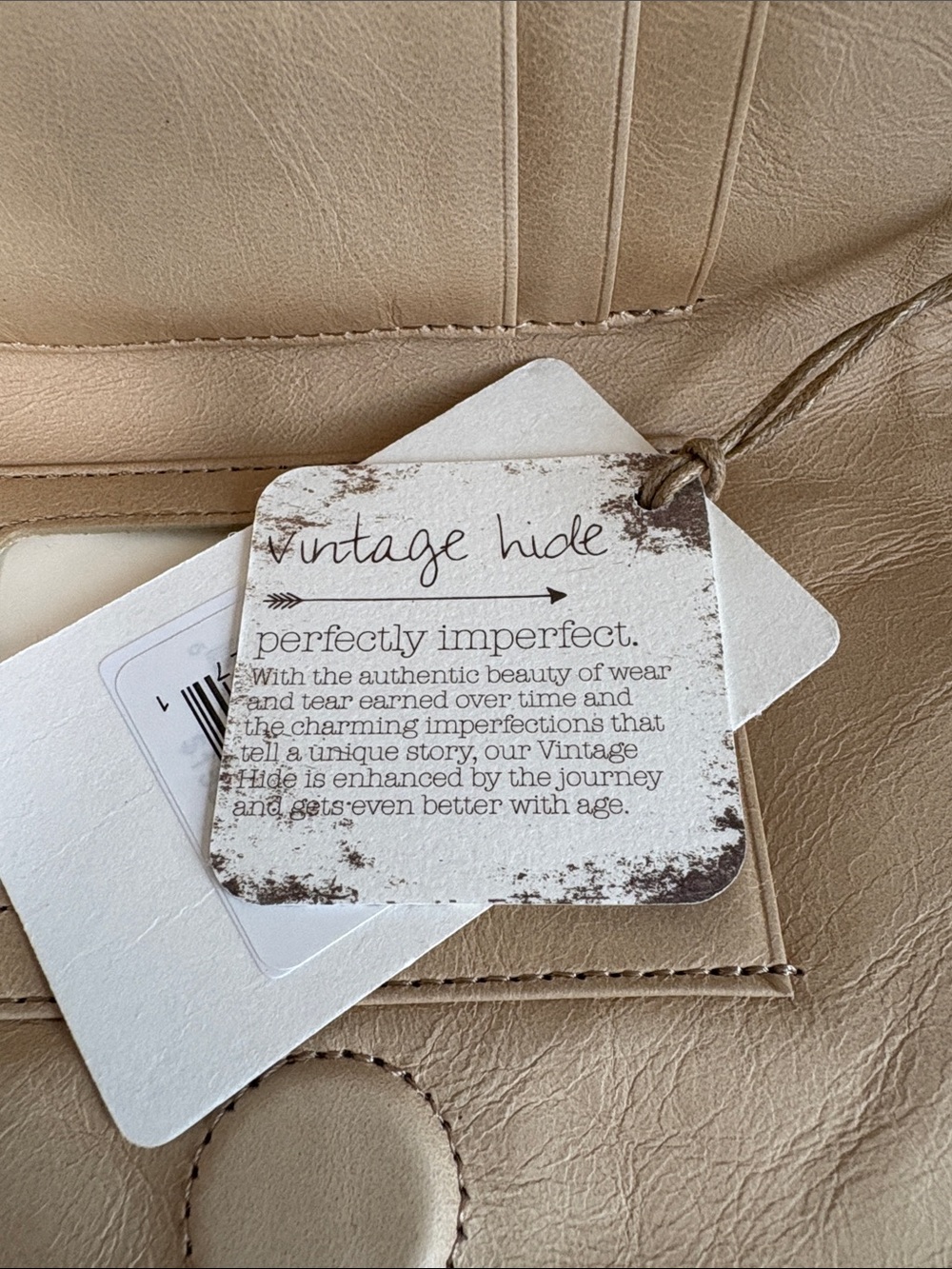 HOBO Lauren Leather Vintage Hide Peace Wallet/Clutch ~ new with tags - Picture 8 of 9